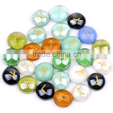 Engraved Lucky Stone, Words Cobble Stone, Natural Decorative Stone photo-2