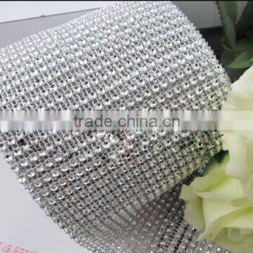 China Supplier Diamond Mesh Rhinestone Wrap for Candle Holder photo-2