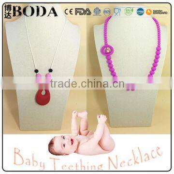 baby necklace silicone baby brush silicone necklace