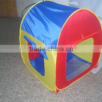 small house colorful children tent