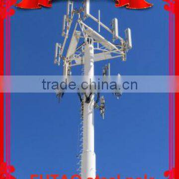 Hot Dip Galvanized communication monopole pole antenna wifi modern tower