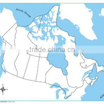 Unlabeled Canada Control Map