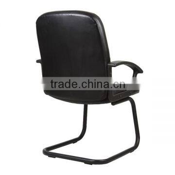 2014 HC-A055V Middle Back Steel Chromed Office Chairs Without Wheels