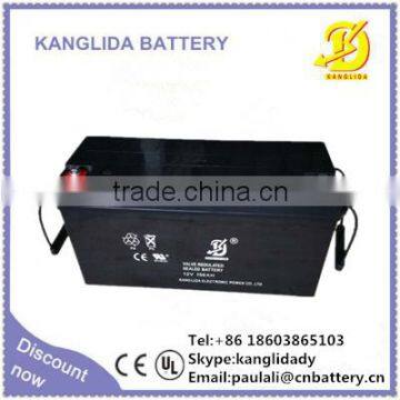 12v135ah deep cycle solar battery rechargeable UPS battery bank