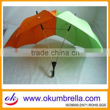 23" straight couple umbrella with different colors