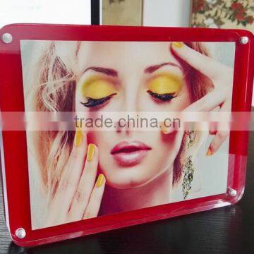 5x7inch acrylic red picture photo frame
