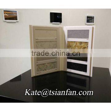 PY066---Plastic stone tile display book
