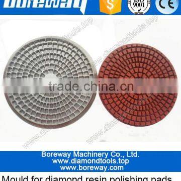 moulds for diamond polishing pads