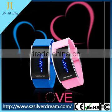 With night light LED watch silicone band watches for girl