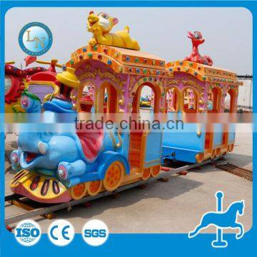 Hot Indoor Play Centre Equipment Electric Track Elephant Train For Sale photo-6