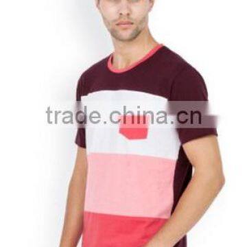 Multicolors T Shirt Short Sleeves With Pocket photo-3