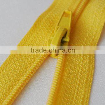 5# long chain close end nylon zippers for sale/long chain nylon zipper factory