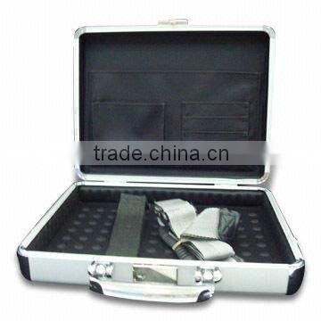 popular Aluminum Laptop Case suitcase briefcase with file pocket