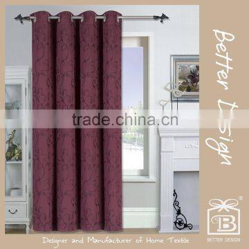 1PC JACQUARD BLACKOUT MODERN CURTAINS FOR LIVING ROOM WITH CURTAIN DESIGN photo-3