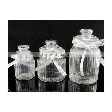 machine made bulk glass candy jars on sale for home decoration