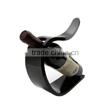 Custom acrylic single bottle wine holder