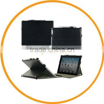 Leather Smart Cover Case for iPad Mini Carrying Case with Shoulder Strap Black from Dailyetech