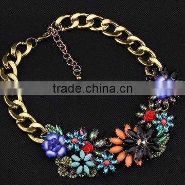 New Hot Selling Flower Choker Collar Vintage Pendant Statement Necklace Women Necklaces & Pendants Fashion Necklaces for Women 2 photo-2