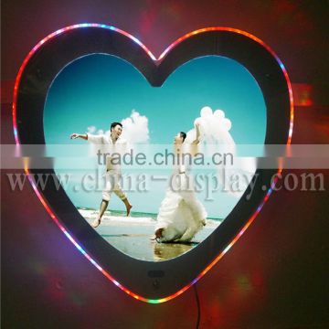 Heart Shape LED Light Box for wedding decoration