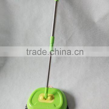 360 Rotating Hand-propelled Floor Sweeper Manual Cleaner photo-2