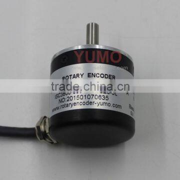YUMO ISC3806 360PPR 5V YUMO ISC3806 500PPR 5V CNC System Solid Shaft Encoder Optical Price Incremental Rotary Encoder photo-3