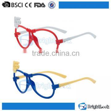 Newest model cheapest plastic kids children glasses