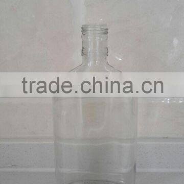 350ml Flint Empty Flat Vodka Glass Bottles