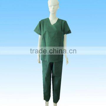 Medical doctor's disposable isolation surgical clothes