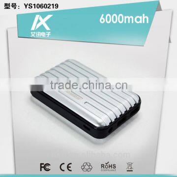 Popular 3A Grade Battery 2 Usb Output Power Bank 6000 6600 7800mah for All Kinds of Mobile Phone photo-3
