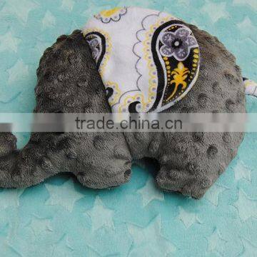 New Design MOQ 50pcs Like Baby Face Ultra Soft Minky Blanket Elephant photo-3