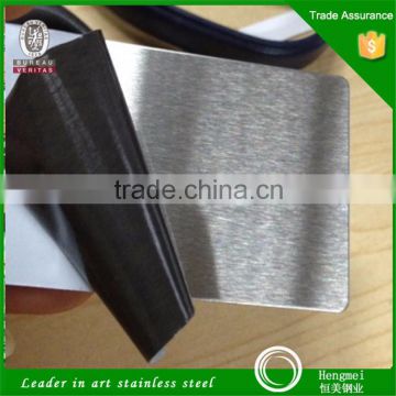 2016 Hot Selling PVD Color Brush Finish Stainless Steel Sheet for Wall Panel