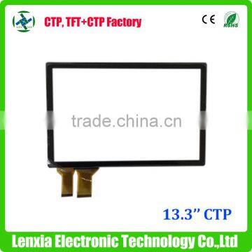 10 points touch 13.3 inch screen touch PCAP, CTP