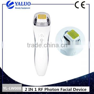 YL-LW008 RF photon Facial Beauty Device 2 IN 1