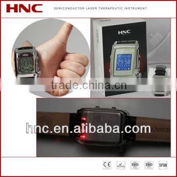 2013 new design wearing laser watch to reduce blood sugar rehabilitation equipment