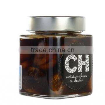 ORGANIC CHESTNUTS AND FIGS IN SYRUP