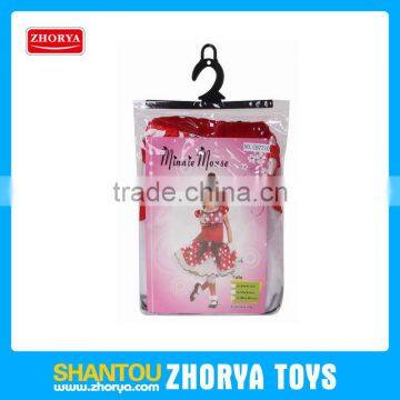 Zhorya cartoon character dress appealing lovely girl dress nice quality children clothes Christmas Halloween custome