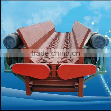 High efficiency double roller wood veneer peeling machine