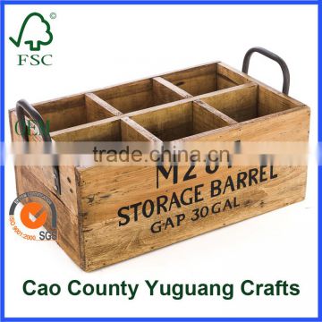 40 x 30 x 18cm wood beer crate