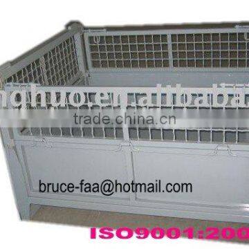 folding steel mesh box/container