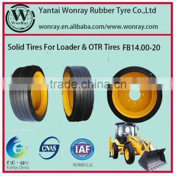 Hotsale Wheel 14.00-20 Solid Tires With Rim