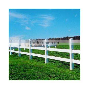 PVC Rail Fence for Farm and Paddock