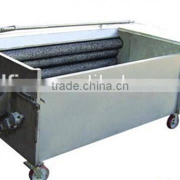 Newest hot sale stainless steel potato carrot washing peeling machine