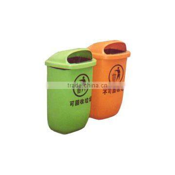 Customized high quality plastic dustbin recycle trash bin blow molding , Sanitation HDPE cheap outdoor plastic dustbin