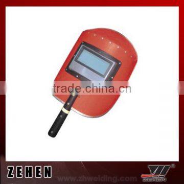 Red Hard Steel Paper Welding Helmet