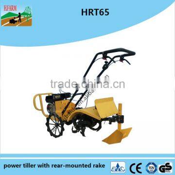 6.5 HP Gasoline Farm Tiller With Rearmounted Rake photo-3