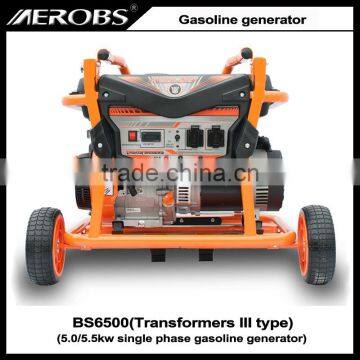 BS6500 5.0 5.5KW Single Phase Recoil Start Gasoline Generator photo-2