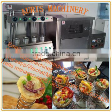 automatic pizza waffle cone winding machine for sale