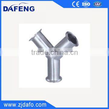 High Quality Sanitary Stainless Steel Pipe Fitting Clamped Tee photo-2