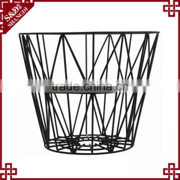 2016 new product wholesale painted finished home goods wire storage basket