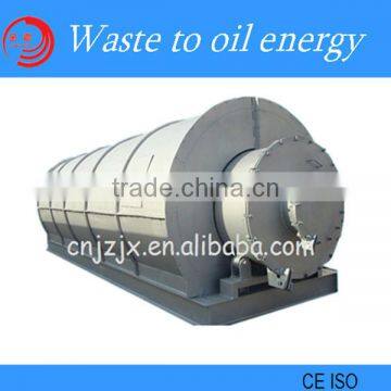 efficiency waste plastic pyrolysis machine / used tyre recycle machine for fuel oil with no pollution